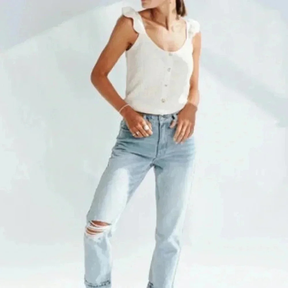 Piper and scoot Distressed jeans